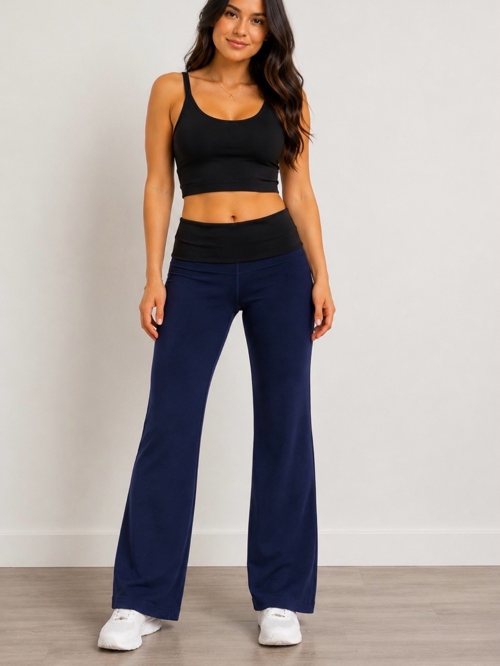 Lululemon reversible straight leg pants navy blue high waisted size 6 - Picture 1 of 6